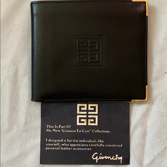 givenchy men's leather wallet